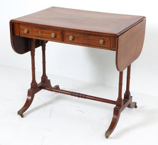 MAHOGANY DROP LEAF TABLE