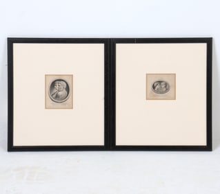 ANTIQUE BOOKPLATE PRINT GROUPING