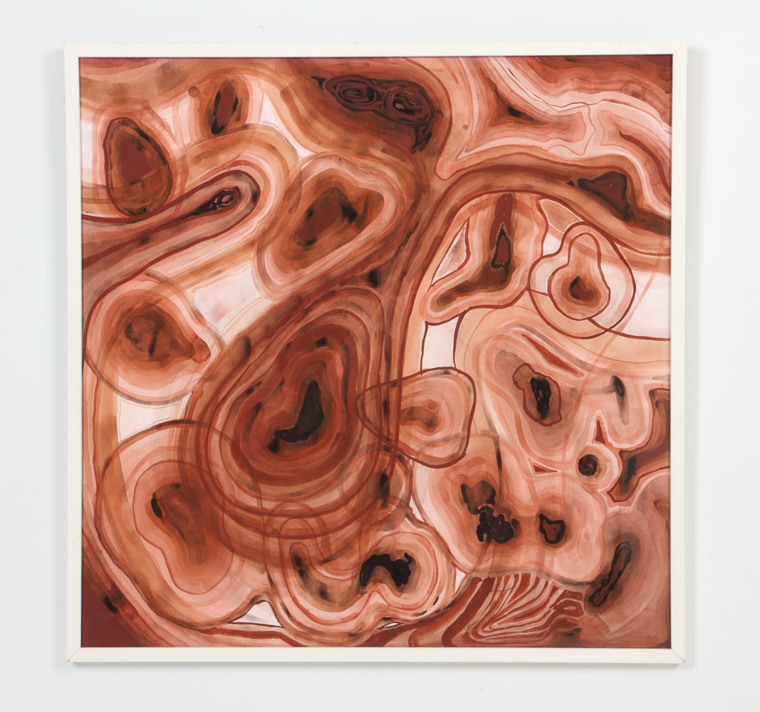 KEVIN DUNN (21ST C.) ABSTRACT WATERCOLOR (1 of 6)