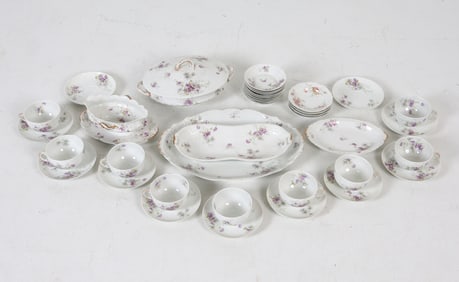 THEODORE HAVILAND LIMOGES PORCELAIN SERVICE