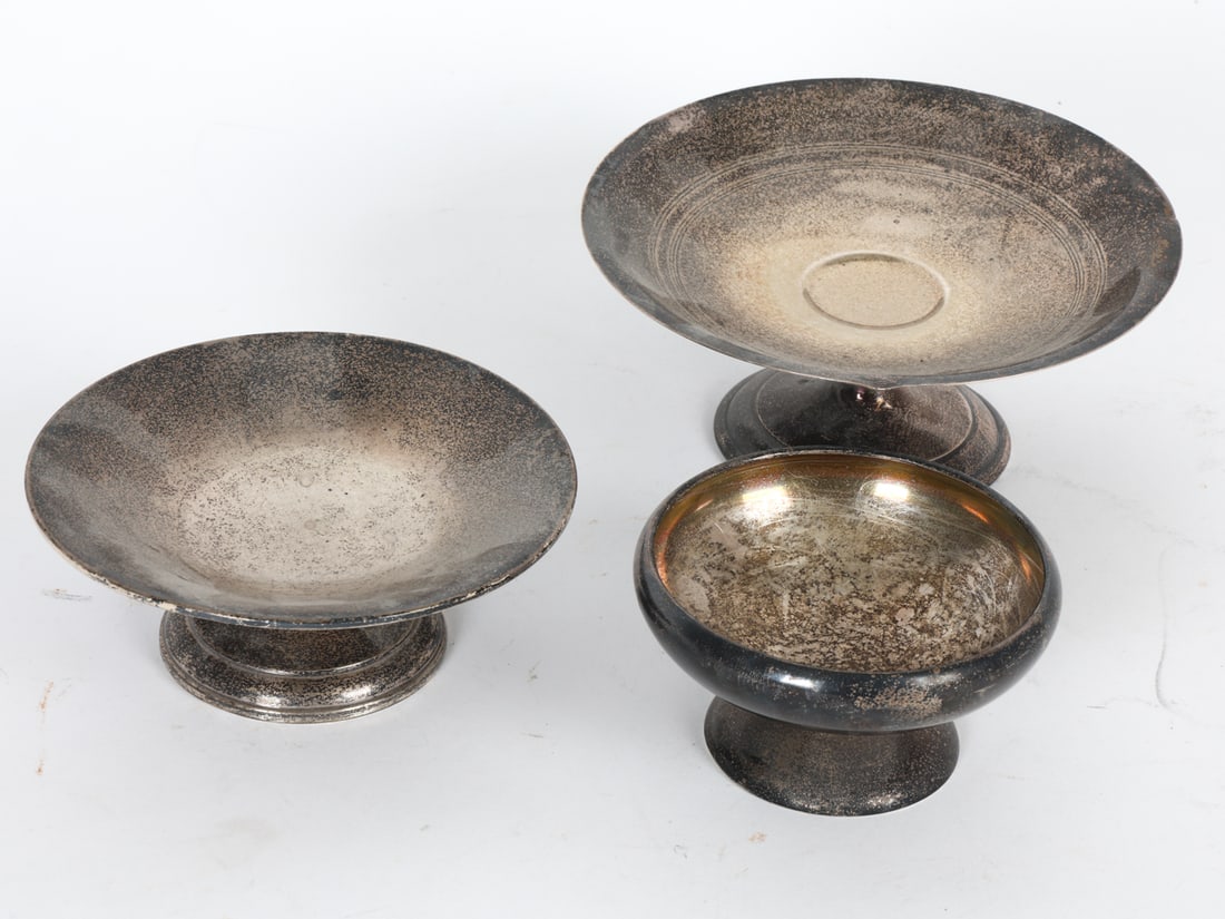 STERLING SILVER COMPOTE GROUPING (1 of 9)