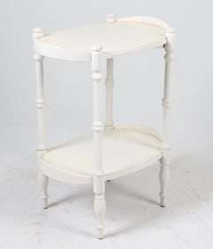 WHITE PAINTED SIDE TABLE