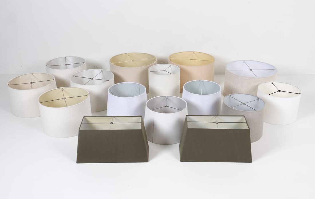 CONTEMPORARY LAMPSHADE GROUPING (1 of 9)