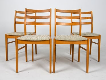 (4) STYLE OF ULFERTS SWEDISH TEAK CHAIRS C. 1960S