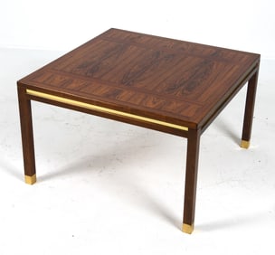 ATTR. HMB MOBLER SWEDISH ROSEWOOD SIDE TABLE 1960S