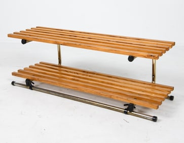 SWEDISH PINE HAT & COAT RACK 1970S
