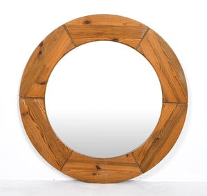 GLASMASTER MARKARYD SWEDISH PINE WALL MIRROR