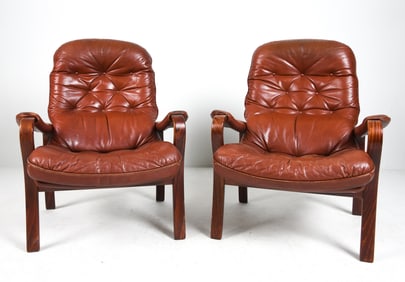 (2) STYLE OF GOTE MOBLER SWEDISH LOUNGE CHAIRS
