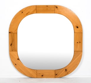 MID-CENTURY SWEDISH PINE MIRROR