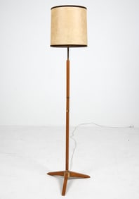 MID-CENTURY SWEDISH TEAK FLOOR LAMP C. 1960S