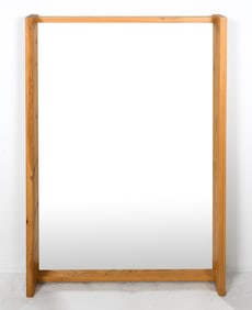 STYLE OF SVEN LARSSON SWEDISH PINE MIRROR C. 1970S