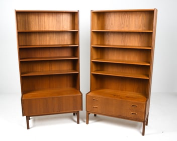 PAIR OF SWEDISH TEAK BOOKCASES C. 1960S