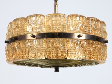 CARL FAGERLUND SWEDISH PENDANT LIGHT 1960S