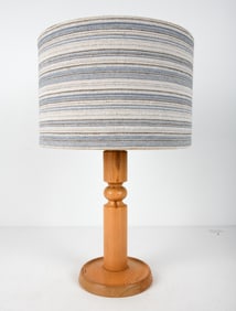 SWEDISH PINE TABLE LAMP C. 1970S
