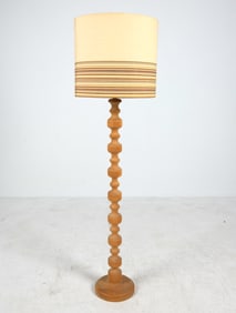 SCANDINAVIAN BEECH FLOOR LAMP C. 1970S