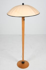 MARKSLOJD SWEDISH BEECH FLOOR LAMP C. 1980S