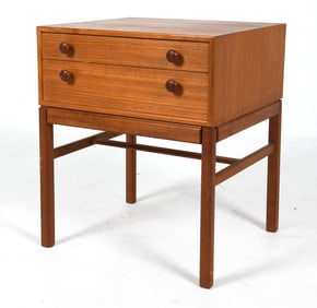 ENGSTROM & MYRSTRAND SWEDISH TEAK NIGHTSTAND 1960S