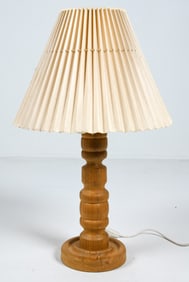 SWEDISH PINE TABLE LAMP C. 1960S