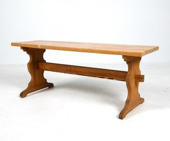 MID-CENTURY SWEDISH PINE BENCH