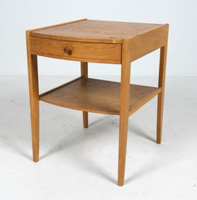 ATTR. CARL MALMSTEN SWEDISH OAK NIGHTSTAND 1960S