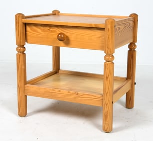 MID-CENTURY SWEDISH PINE NIGHTSTAND C. 1970S