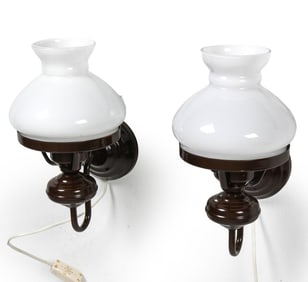PAIR OF SCANDINAVIAN WALL SCONCES