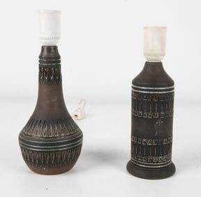 ULLA WINBLAD SWEDISH CERAMIC TABLE LAMPS 1960S