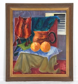 O. MEYER SCANDINAVIAN STILL LIFE O/B