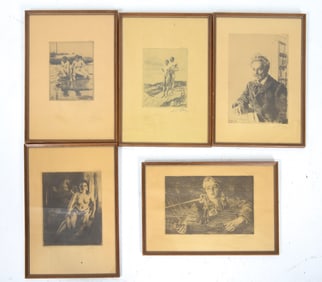 (5) ANDERS ZORN (SWEDISH, 1860-1920) LITHOGRAPHS