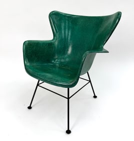 LAURENCE PEABODY FOR SELIG MOLDED FIBERGLASS CHAIR