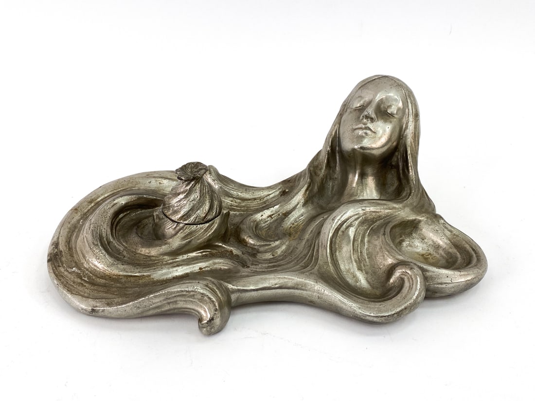 A. GAUTIER FRENCH ART NOUVEAU INKWELL (1 of 13)