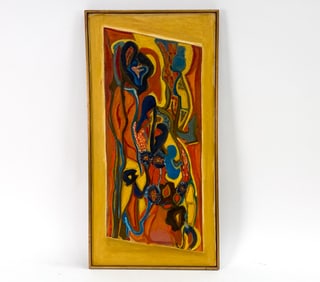 MANNER OF SERGIO MISSIROLI ABSTRACT PAINTING O/C