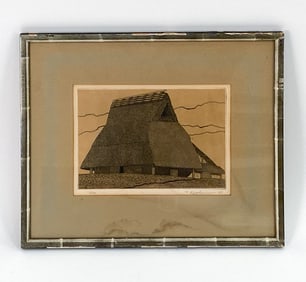 TANAKA RYOHEI (JAPANESE, 1933-2019) ETCHING 1967