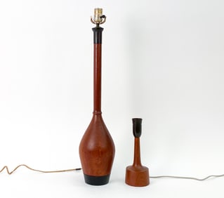 DANISH TEAK LAMPS INCL. ESA