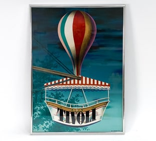 IB ANDERSEN (DANISH, 1907-1969) TIVOLI LITHOGRAPH