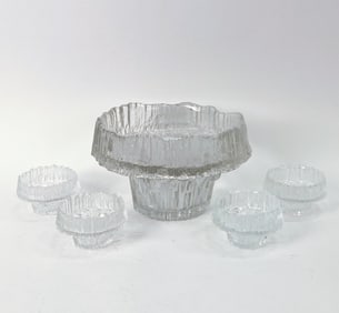 TAPIO WIRIKKALA IITTALA FINNISH GLASS GROUPING