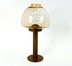 HANS-AGNE JAKOBSSON SWEDISH BRASS CANDLE LANTERN