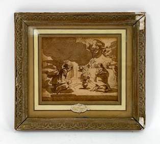 AFTER NICOLAS POUSSIN DECORATIVE PRINT