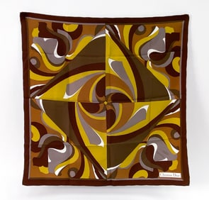 VINTAGE CHRISTIAN DIOR SILK SCARF