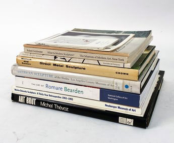ART AND SCULPTURE COFFEE TABLE BOOKS GROUPING