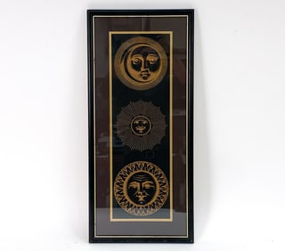 PIERO FORNASETTI (1913-1988) "SOLE E LUNA" PRINT