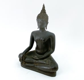 VINTAGE BRONZE BUDDHA STATUE