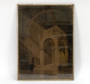 AFTER DONALD FLETCHER CIBORIUM 1ST CLASS ESQUISSE