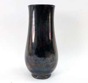 IRIDESCENT GLASS VASE