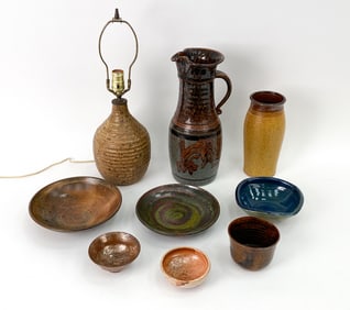 VINTAGE STUDIO ART POTTERY GROUPING