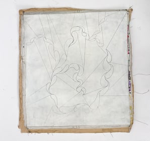 REIJI KIMURA (B. 1926) ABSTRACT PAINTING ON CANVAS