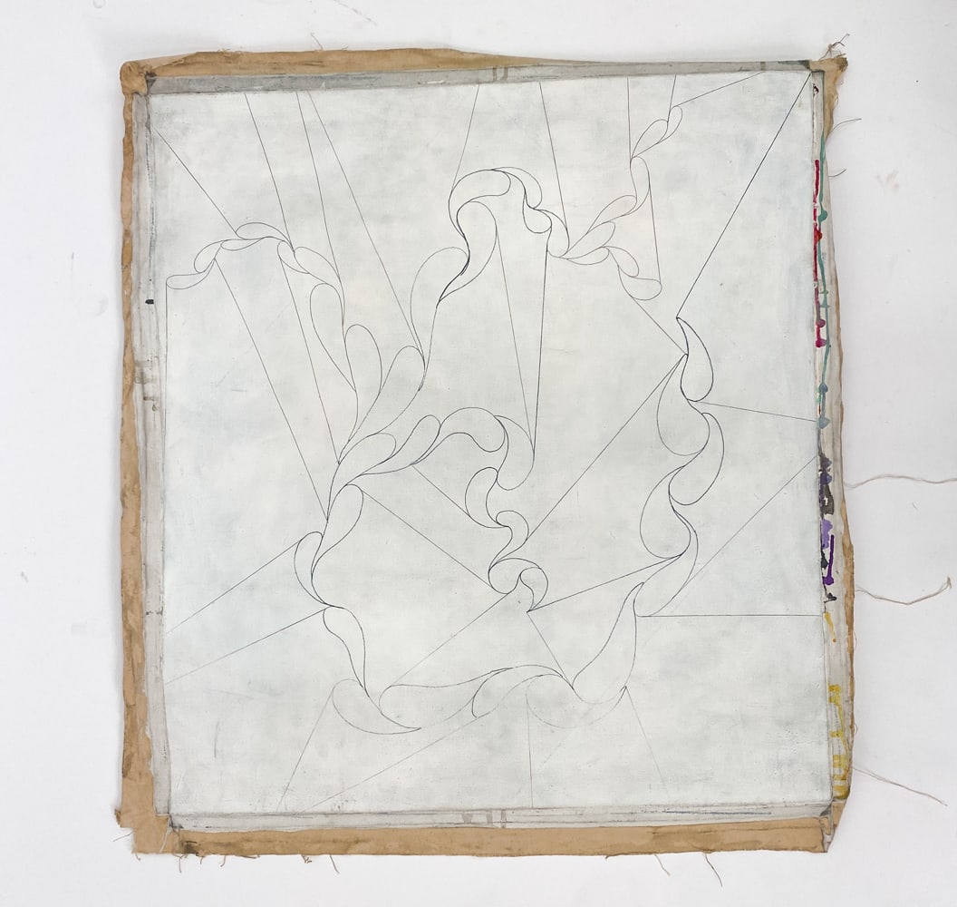 REIJI KIMURA (B. 1926) ABSTRACT PAINTING ON CANVAS