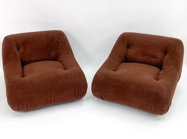 PAIR OF CRAFT ASSOCIATES LOUNGE CHAIRS