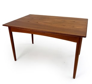ATTR. BORGE MOGENSEN TEAK EXTENDING DINING TABLE