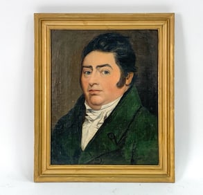 19TH C. PORTRAIT OF A GENTLEMAN O/C